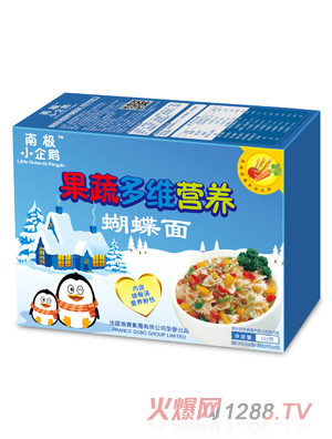 南極小企鵝果蔬多維營養蝴蝶面252克