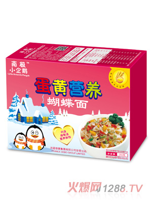 南極小企鵝蛋黃營養蝴蝶面252克