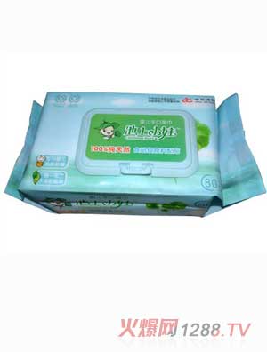 池上小娃嬰兒手口濕巾蓋裝80片