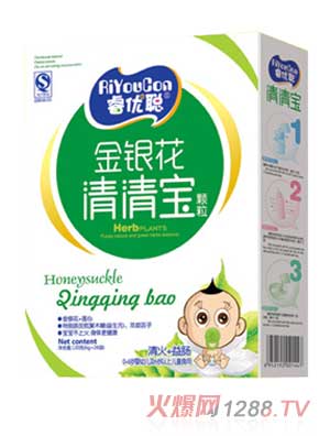 睿優聰金銀花清清寶顆粒