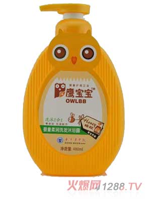 鷹寶寶嬰童柔潤洗發沐浴露