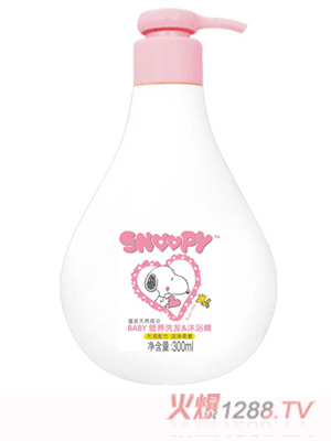 史努比營養洗發沐浴精