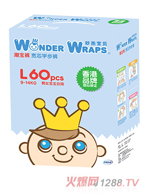 妙然寶貝寬芯學(xué)步褲L60（微商專(zhuān)供）