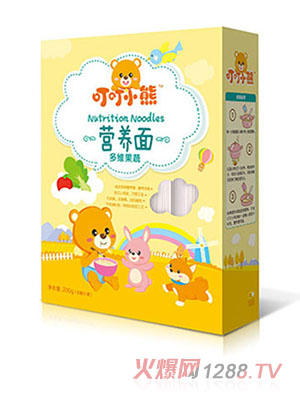 叮叮小熊營養面-多維果蔬