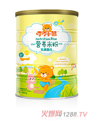 叮叮小熊營養米粉罐裝-乳清蛋白