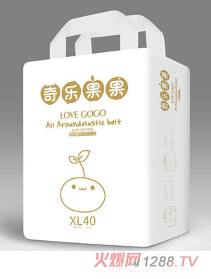 奇樂果果大環腰嬰兒紙尿褲XL碼40片