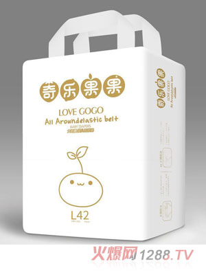 奇樂果果大環腰嬰兒紙尿褲L碼42片