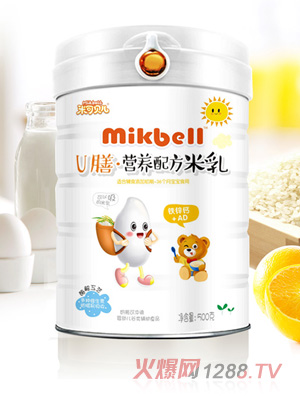 米可貝兒U膳·鐵鋅鈣+AD營養配方米乳