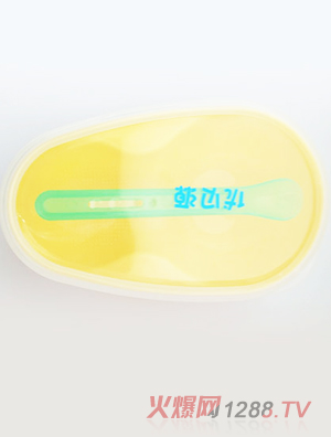 優貝源兒童吸盤碗-黃色