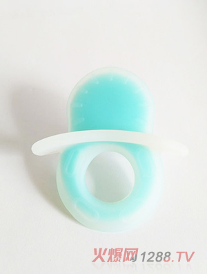 優貝源水果牙膠青色