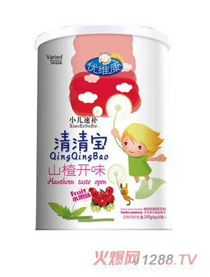 優維康山楂開味清清寶聽裝