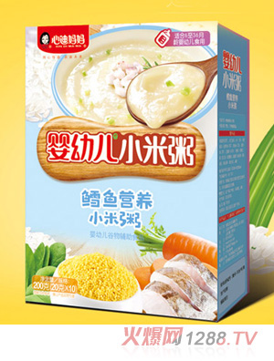 心迪媽媽嬰幼兒小米粥-鱈魚營養