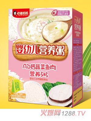 心迪媽媽嬰幼兒營養粥-AD鈣蔬菜魚肉