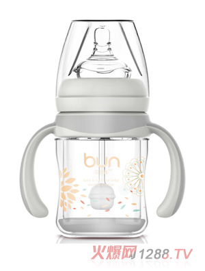 貝優能寬口安全玻璃奶瓶120ml