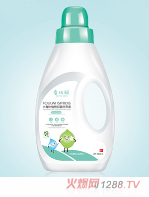 睿優聰大青也植物抑菌洗衣液