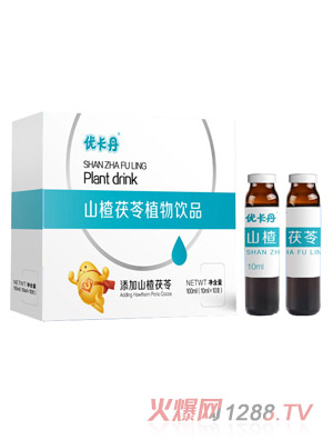 優卡丹山楂茯苓植物飲品