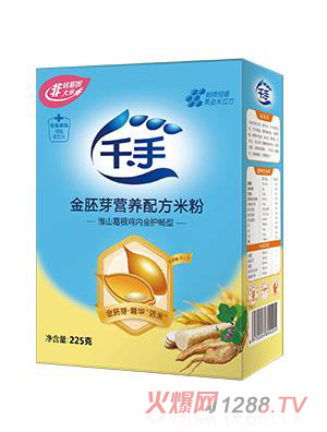千手金胚芽營養配方米粉盒裝-淮山葛根雞內金護暢型