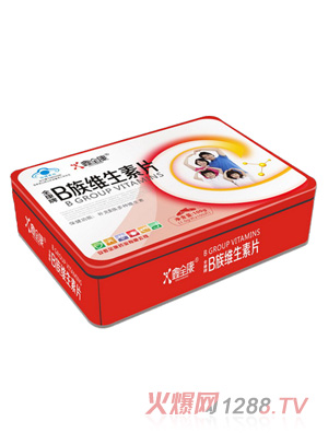 鑫全康藍帽鈣片鐵盒E-06