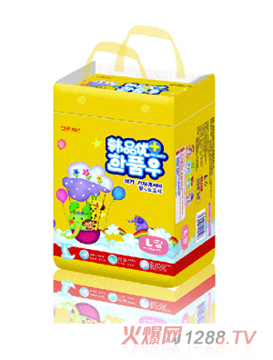 韓品優+紙尿褲L碼48片裝