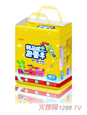 韓品優+紙尿片M碼34片