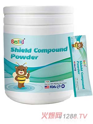 貝斯凱益盾復合粉優選美國進口原料12重免疫呵護