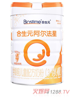 合生元阿爾法星學齡前兒童配方奶粉（3-7歲，4段）