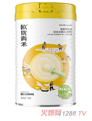 歐優青禾酵素鈣鐵鋅胚芽米精華(米粉)