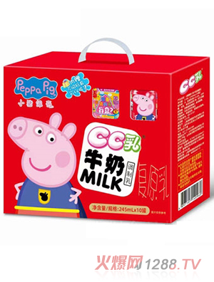 小豬佩奇CC乳牛奶（調制乳）245ml×10罐（盲盒）