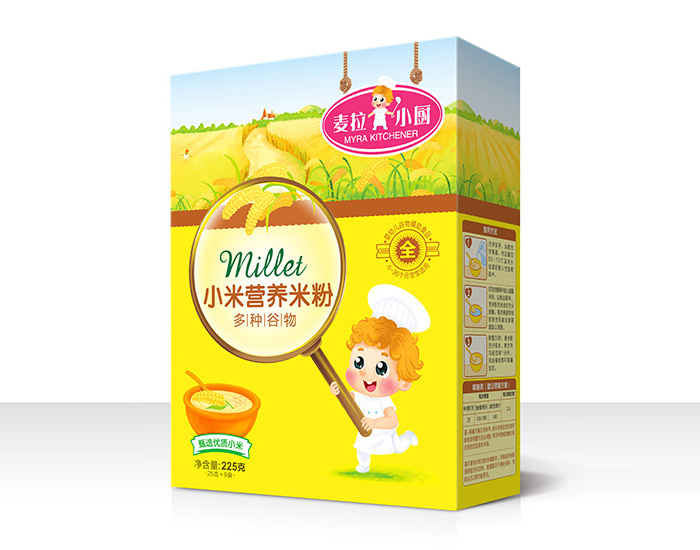 麥拉小廚-小米營養米粉盒裝-多種谷物