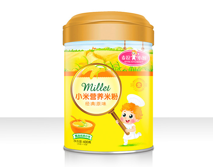 麥拉小廚-小米營養米粉罐裝-經典原味