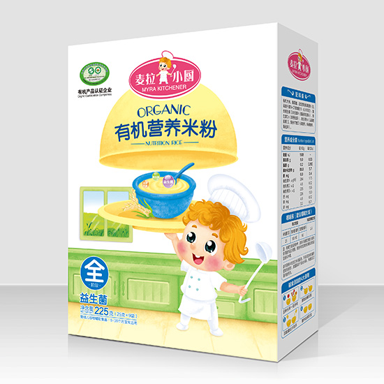 麥拉小廚-有機米粉盒裝-益生菌