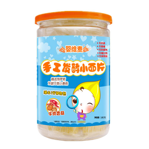 嬰維麥手工發酵小面片牛肉香菇