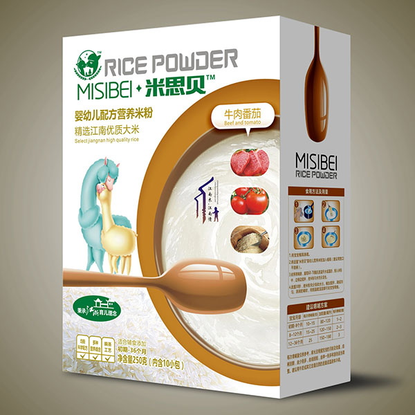 米思貝牛肉番茄嬰幼兒營養米粉