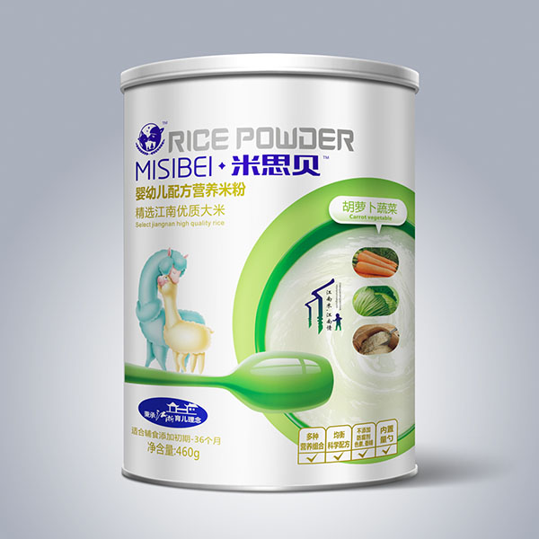 米思貝胡蘿卜蔬菜嬰幼兒配方營養米粉a