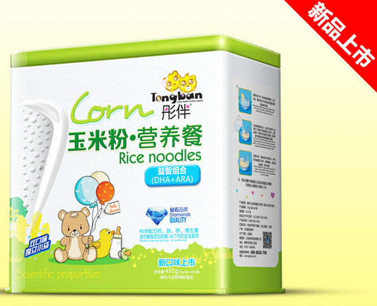 彤伴益智組合玉米粉營養餐鐵聽