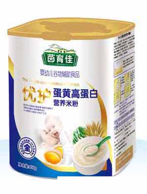 茵育佳優護蛋黃高蛋白營養米粉