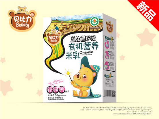 貝比力鈣鐵鋅有機(jī)營養(yǎng)米乳盒裝